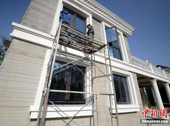 看！這些別墅都是3D打印出來的 僅耗時1天