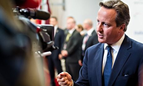 　資料圖：英國首相卡梅倫。