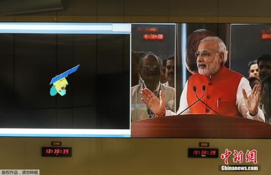 當地時間9月24日，經過近300天的航行，印度“曼加里安”號火星探測器成為了抵達火星的首個亞洲國家的