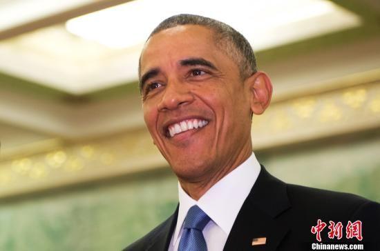 資料圖：美國(guó)總統(tǒng)奧巴馬。中新社發(fā) 廖攀 攝