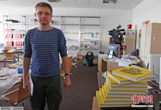 圖為昔日法國《查理周刊》雜志社總部內(nèi)景。