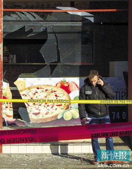 法國(guó)東部羅訥省一餐館8日發(fā)生爆炸。 新華社發(fā)