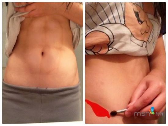 蔡依林 你的馬甲線“脫妝”了！