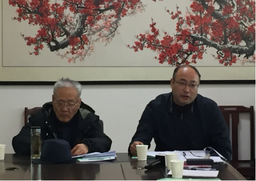 （左：原周口地區(qū)常委秘書長梁祖靈 ；右：鄲城縣委常委組織部長侯磊 ）