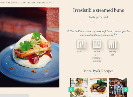 英國(guó)名廚奧利弗惹議，將臺(tái)灣刈包說成韓國(guó)街頭小吃，引發(fā)網(wǎng)友紛紛在下面留言抗議。（圖／翻攝自jamieoliver.com）