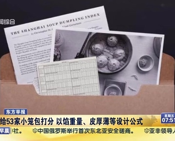 老外給53家小籠包打分 以餡重量、皮厚薄等設計公式
