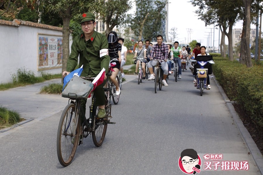 無車日復古慢騎行！懷舊style萌萌噠